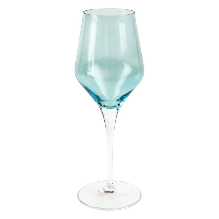 Contessa Wine Glass - Teal