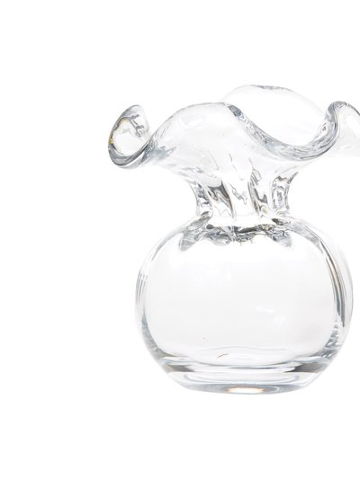 Vietri Hibiscus Glass Clear Bud Vase product