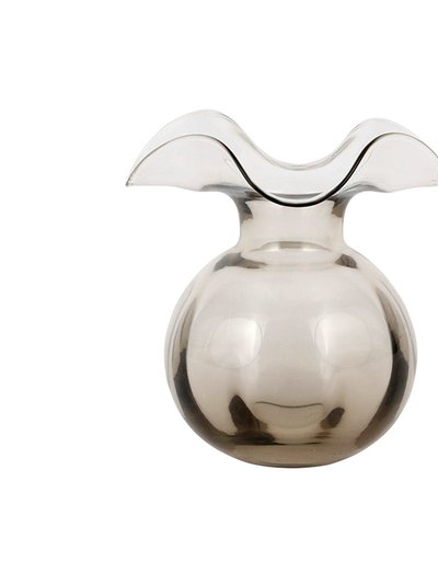 Vietri Hibiscus Glass Gray Bud Vase product