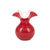 Hibiscus Glass Red Bud Vase