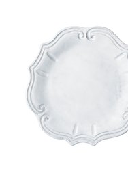 Incanto Baroque European Dinner Plate - White