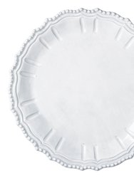 Incanto Baroque Round Platter - White