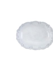 Incanto Lace Small Oval Serving Bowl - White