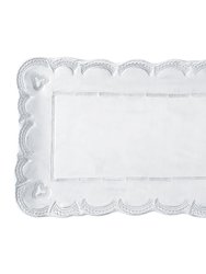 Incanto Lace Small Rectangular Platter - White