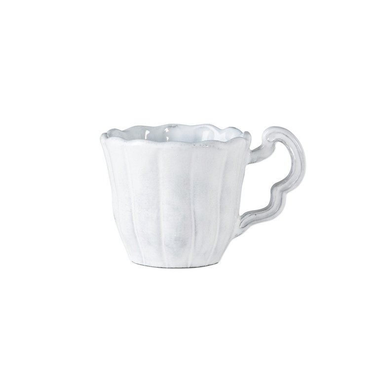 Incanto Scallop Mug - White