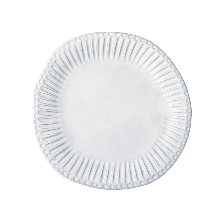 Incanto Stripe European Dinner Plate - White