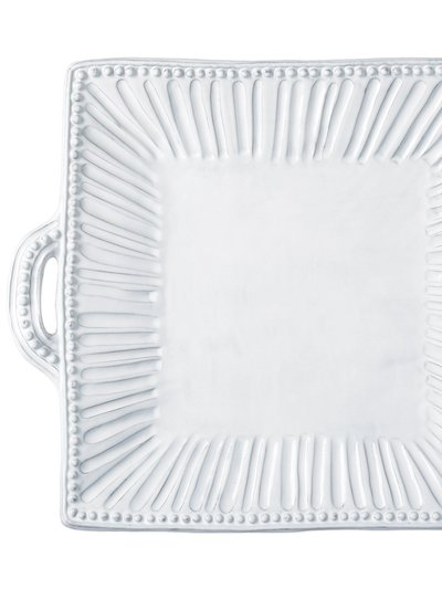 Vietri Incanto Stripe Handled Square Platter product