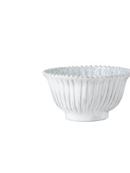 Incanto Stripe Small Serving Bowl - White