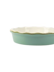 Italian Bakers Pie Dish - Aqua