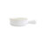 Italian Bakers Small Round Baker With Large Handle - White