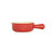 Italian Bakers Small Round Baker With Large Handle - Red