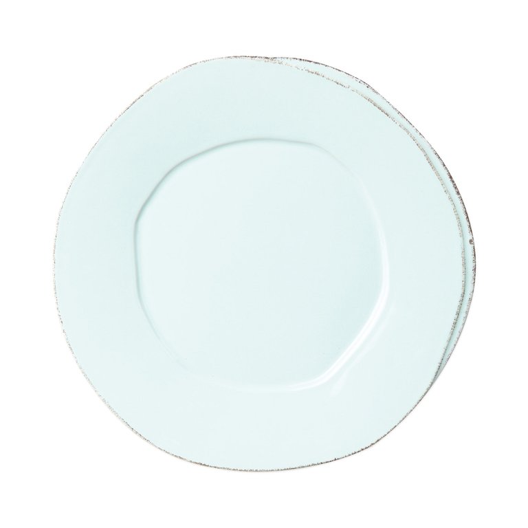 Lastra European Dinner Plate - Aqua