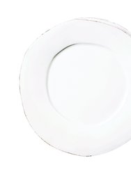 Lastra European Dinner Plate - White