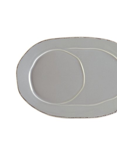 Vietri Lastra Gray Oval Tray product