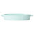 Lastra Handled Oval Baker - Aqua