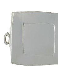 Lastra Handled Square Platter - Gray