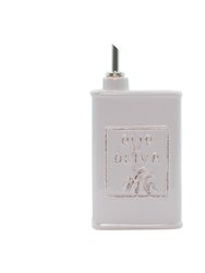 Lastra Olive Oil Can - Light Gray