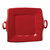 Lastra Red Handled Square Platter - Red