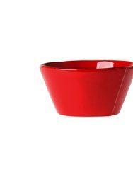 Lastra Red Stacking Cereal Bowl - Red
