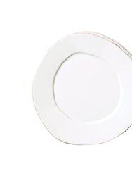 Lastra Salad Plate - White