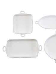Lastra White 4-Piece Bakeware Essentials Set