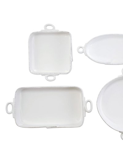 Vietri Lastra White 4-Piece Bakeware Essentials Set product