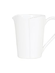 Lastra White Pitcher - White