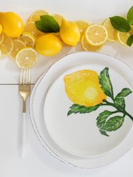 Limoni Salad Plate - Yellow