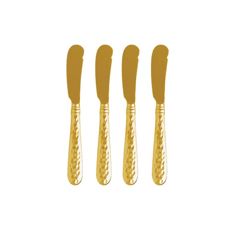 Martellato Spreaders - Set of 4 - Gold