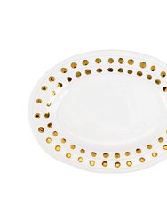 Medici Gold Medium Oval Platter