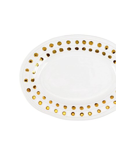 Vietri Medici Gold Medium Oval Platter product
