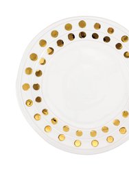 Medici Gold Medium Round Platter