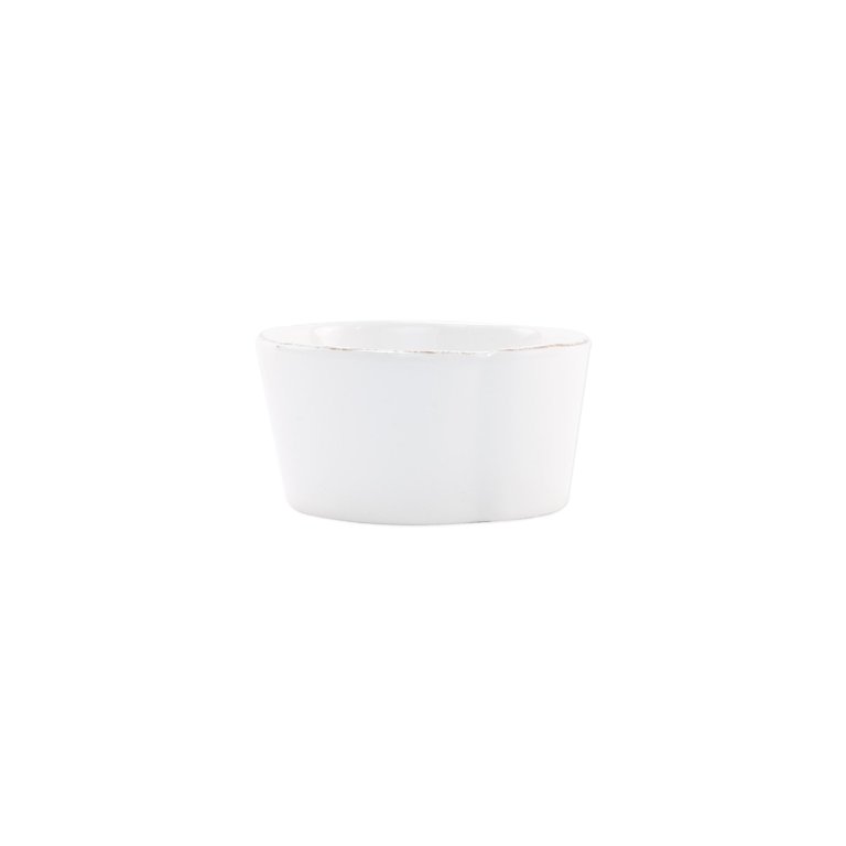 Melamine Lastra White Condiment Bowl - White