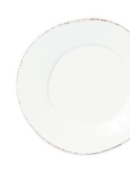 Melamine Lastra White Dinner Plate - White