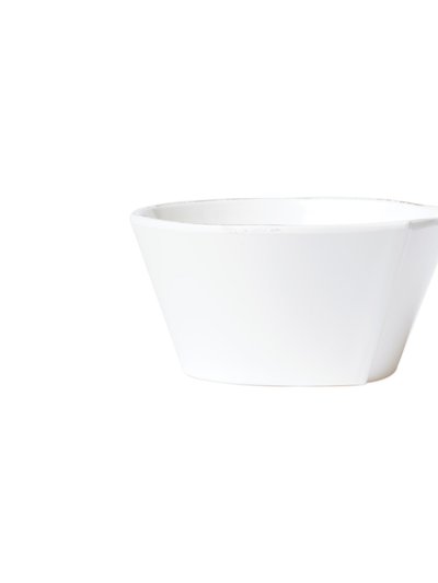 Vietri Melamine Lastra White Stacking Cereal Bowl product
