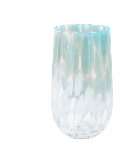 Vietri Nuvola Light Blue And White High Ball product
