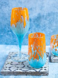Nuvola Orange And Light Blue Double Old Fashioned