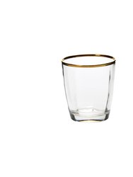 Optical Gold Double Old Fashioned - Gold