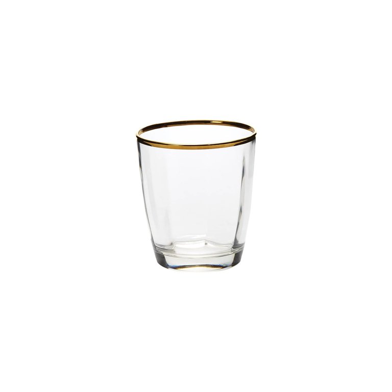Optical Gold Double Old Fashioned - Gold