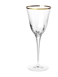 Optical Gold Water Glass - Gold