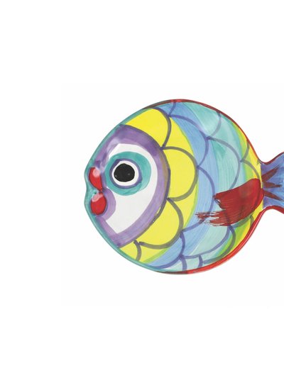 Vietri Pesci Colorati Figural Fish Canape Plate product