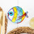 Pesci Colorati Figural Fish Canape Plate