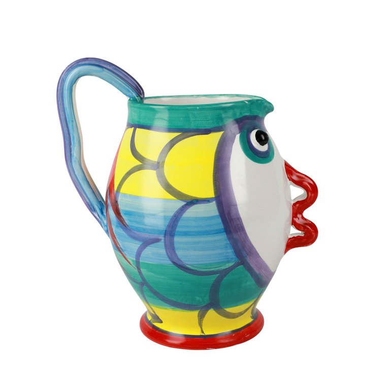 Pesci Colorati Figural Large Pitcher