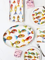 Pesci Colorati Oval Platter