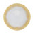 Rufolo Glass Gold Brushstroke Service Plate/Charger