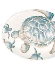 Tartaruga Large Oval Platter - Handpainted