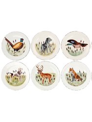 Wildlife Assorted Dinner Plates - Set of 8