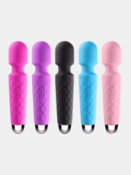 20 Speed Waterproof Wand Vibrator Women Sex Toy And Silicone Butt Plugs