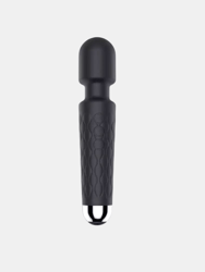 20 Speed Waterproof Wand Vibrator Women Sex Toy Wand Massage Clitoris Dildo Vibrator - Black