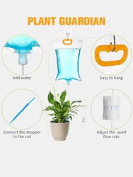 3.5L IV Plant Life Drip Watering Bag With Adjustable Automatic Plant Watering System Waterer Spikes Plant Life Support Watering Bag - Bulk 3 Sets